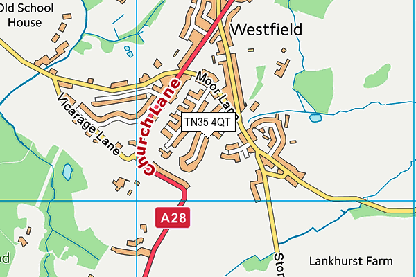 TN35 4QT map - OS VectorMap District (Ordnance Survey) TN35 4QT map - OS VectorMap District (Ordnance Survey)