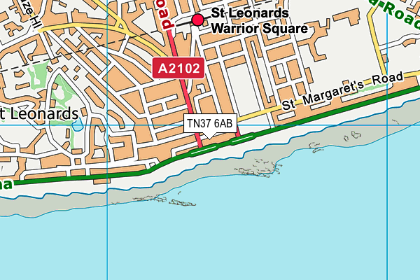 TN37 6AB map - OS VectorMap District (Ordnance Survey) TN37 6AB map - OS VectorMap District (Ordnance Survey)