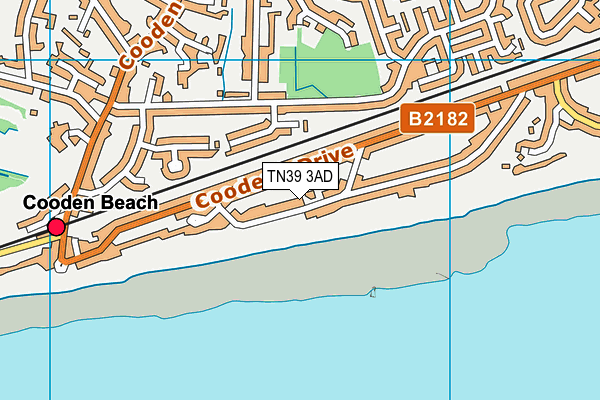 TN39 3AD map - OS VectorMap District (Ordnance Survey) TN39 3AD map - OS VectorMap District (Ordnance Survey)