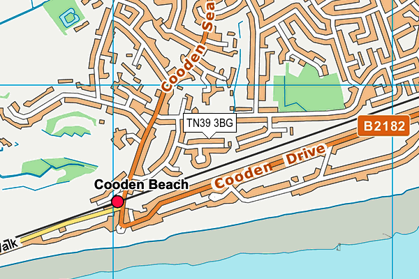 TN39 3BG map - OS VectorMap District (Ordnance Survey) TN39 3BG map - OS VectorMap District (Ordnance Survey)
