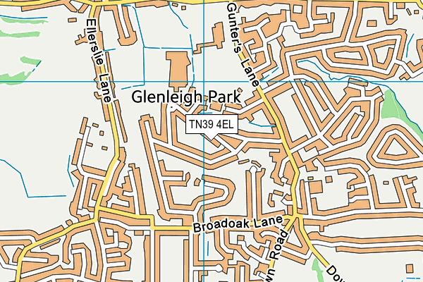 TN39 4EL map - OS VectorMap District (Ordnance Survey) TN39 4EL map - OS VectorMap District (Ordnance Survey)