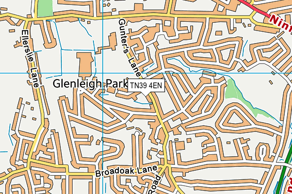 TN39 4EN map - OS VectorMap District (Ordnance Survey) TN39 4EN map - OS VectorMap District (Ordnance Survey)