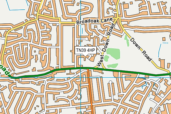 TN39 4HP map - OS VectorMap District (Ordnance Survey) TN39 4HP map - OS VectorMap District (Ordnance Survey)