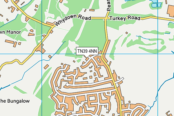 TN39 4NN map - OS VectorMap District (Ordnance Survey) TN39 4NN map - OS VectorMap District (Ordnance Survey)