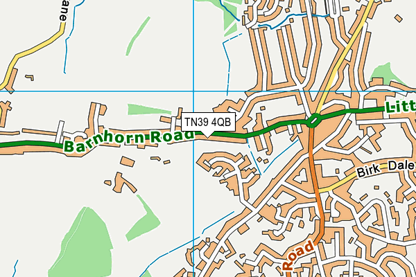 TN39 4QB map - OS VectorMap District (Ordnance Survey) TN39 4QB map - OS VectorMap District (Ordnance Survey)