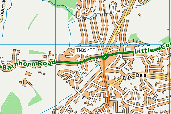 TN39 4TF map - OS VectorMap District (Ordnance Survey) TN39 4TF map - OS VectorMap District (Ordnance Survey)