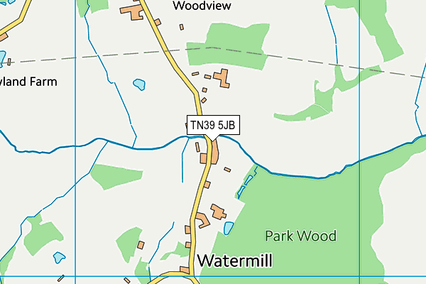 TN39 5JB map - OS VectorMap District (Ordnance Survey) TN39 5JB map - OS VectorMap District (Ordnance Survey)