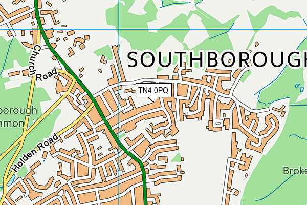 TN4 0PQ map - OS VectorMap District (Ordnance Survey) TN4 0PQ map - OS VectorMap District (Ordnance Survey)