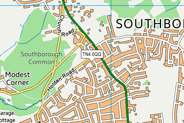 TN4 0QQ map - OS VectorMap District (Ordnance Survey) TN4 0QQ map - OS VectorMap District (Ordnance Survey)