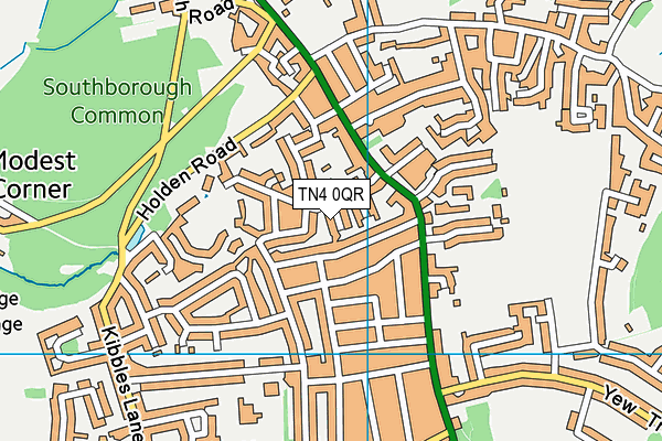 TN4 0QR map - OS VectorMap District (Ordnance Survey) TN4 0QR map - OS VectorMap District (Ordnance Survey)