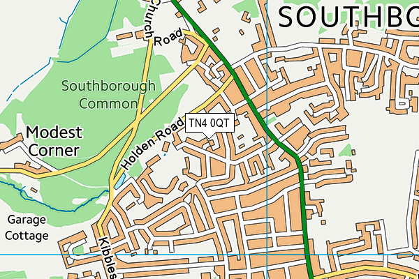 TN4 0QT map - OS VectorMap District (Ordnance Survey) TN4 0QT map - OS VectorMap District (Ordnance Survey)