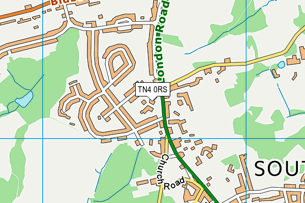 TN4 0RS map - OS VectorMap District (Ordnance Survey) TN4 0RS map - OS VectorMap District (Ordnance Survey)