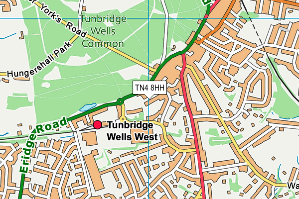 TN4 8HH map - OS VectorMap District (Ordnance Survey) TN4 8HH map - OS VectorMap District (Ordnance Survey)