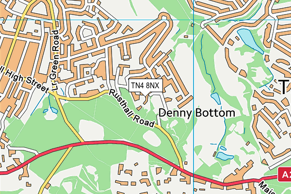 TN4 8NX map - OS VectorMap District (Ordnance Survey) TN4 8NX map - OS VectorMap District (Ordnance Survey)
