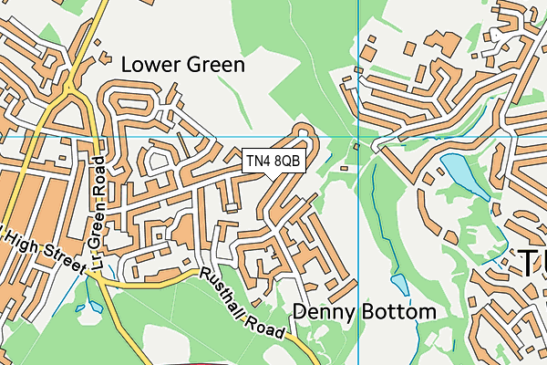 TN4 8QB map - OS VectorMap District (Ordnance Survey) TN4 8QB map - OS VectorMap District (Ordnance Survey)