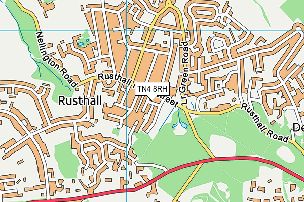 TN4 8RH map - OS VectorMap District (Ordnance Survey) TN4 8RH map - OS VectorMap District (Ordnance Survey)