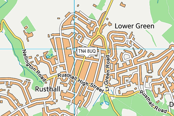 TN4 8UQ map - OS VectorMap District (Ordnance Survey) TN4 8UQ map - OS VectorMap District (Ordnance Survey)