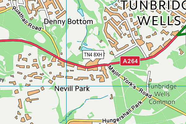 TN4 8XH map - OS VectorMap District (Ordnance Survey) TN4 8XH map - OS VectorMap District (Ordnance Survey)