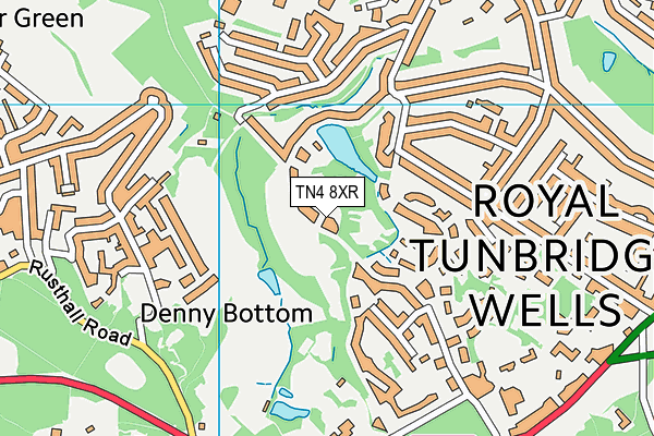 TN4 8XR map - OS VectorMap District (Ordnance Survey) TN4 8XR map - OS VectorMap District (Ordnance Survey)