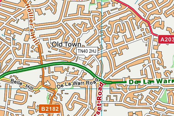 TN40 2HJ map - OS VectorMap District (Ordnance Survey) TN40 2HJ map - OS VectorMap District (Ordnance Survey)