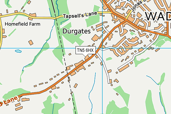 TN5 6HX map - OS VectorMap District (Ordnance Survey) TN5 6HX map - OS VectorMap District (Ordnance Survey)