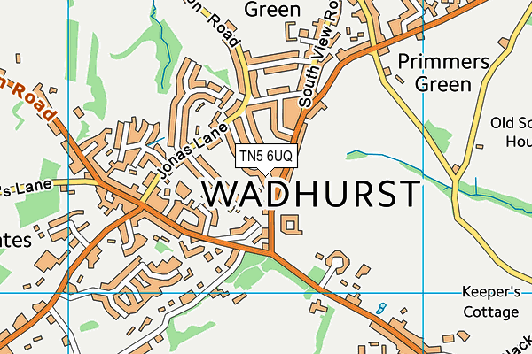 TN5 6UQ map - OS VectorMap District (Ordnance Survey) TN5 6UQ map - OS VectorMap District (Ordnance Survey)