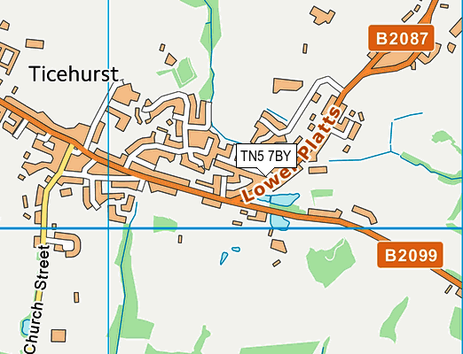 TN5 7BY map - OS VectorMap District (Ordnance Survey) TN5 7BY map - OS VectorMap District (Ordnance Survey)