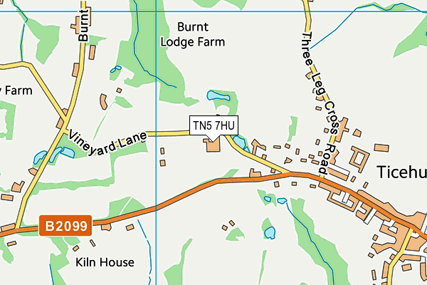 TN5 7HU map - OS VectorMap District (Ordnance Survey) TN5 7HU map - OS VectorMap District (Ordnance Survey)