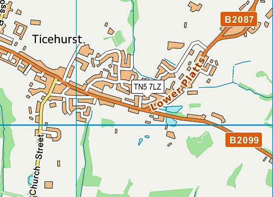 TN5 7LZ map - OS VectorMap District (Ordnance Survey) TN5 7LZ map - OS VectorMap District (Ordnance Survey)