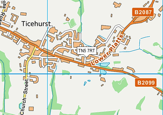 TN5 7RT map - OS VectorMap District (Ordnance Survey) TN5 7RT map - OS VectorMap District (Ordnance Survey)