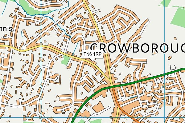 TN6 1RP map - OS VectorMap District (Ordnance Survey) TN6 1RP map - OS VectorMap District (Ordnance Survey)