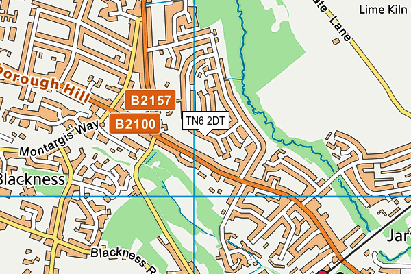 TN6 2DT map - OS VectorMap District (Ordnance Survey) TN6 2DT map - OS VectorMap District (Ordnance Survey)