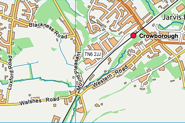 TN6 2JJ map - OS VectorMap District (Ordnance Survey) TN6 2JJ map - OS VectorMap District (Ordnance Survey)