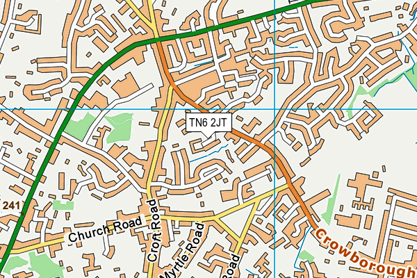 TN6 2JT map - OS VectorMap District (Ordnance Survey) TN6 2JT map - OS VectorMap District (Ordnance Survey)