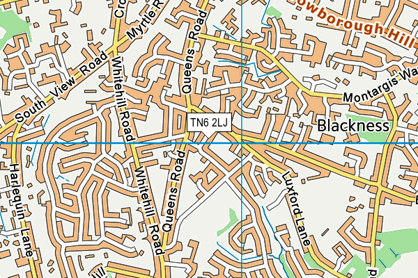TN6 2LJ map - OS VectorMap District (Ordnance Survey) TN6 2LJ map - OS VectorMap District (Ordnance Survey)
