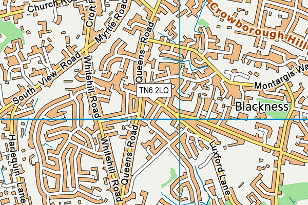 TN6 2LQ map - OS VectorMap District (Ordnance Survey) TN6 2LQ map - OS VectorMap District (Ordnance Survey)