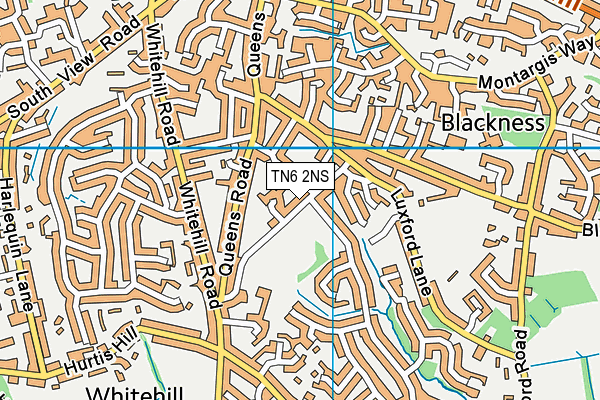 TN6 2NS map - OS VectorMap District (Ordnance Survey) TN6 2NS map - OS VectorMap District (Ordnance Survey)