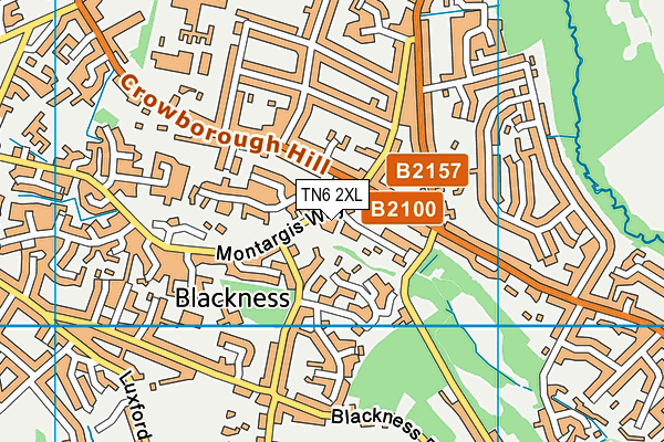 TN6 2XL map - OS VectorMap District (Ordnance Survey) TN6 2XL map - OS VectorMap District (Ordnance Survey)