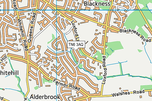TN6 3AQ map - OS VectorMap District (Ordnance Survey) TN6 3AQ map - OS VectorMap District (Ordnance Survey)
