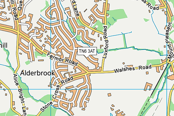 TN6 3AT map - OS VectorMap District (Ordnance Survey) TN6 3AT map - OS VectorMap District (Ordnance Survey)