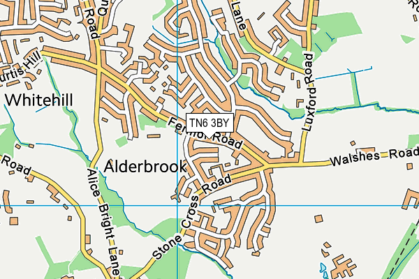 TN6 3BY map - OS VectorMap District (Ordnance Survey) TN6 3BY map - OS VectorMap District (Ordnance Survey)