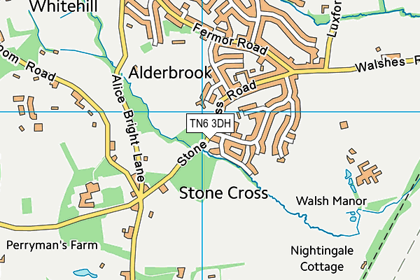 TN6 3DH map - OS VectorMap District (Ordnance Survey) TN6 3DH map - OS VectorMap District (Ordnance Survey)