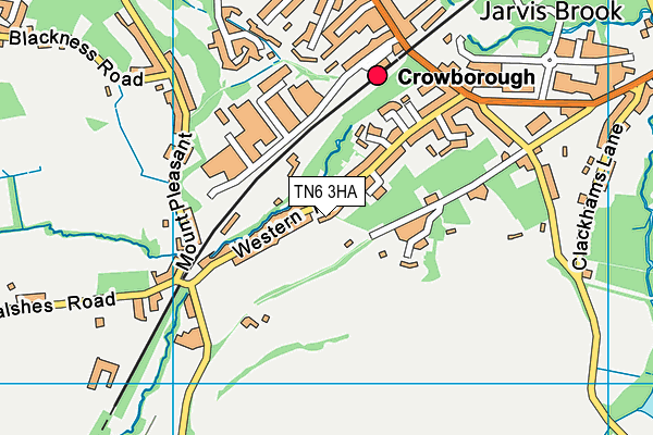 TN6 3HA map - OS VectorMap District (Ordnance Survey) TN6 3HA map - OS VectorMap District (Ordnance Survey)