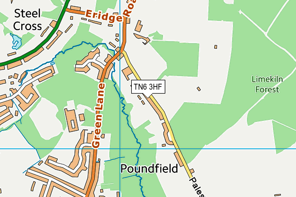 TN6 3HF map - OS VectorMap District (Ordnance Survey) TN6 3HF map - OS VectorMap District (Ordnance Survey)