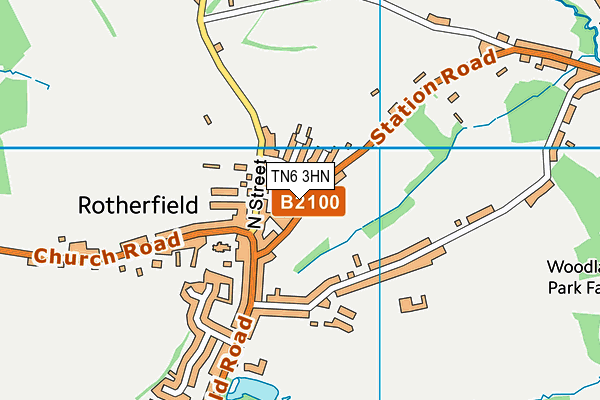 TN6 3HN map - OS VectorMap District (Ordnance Survey) TN6 3HN map - OS VectorMap District (Ordnance Survey)