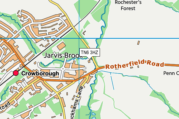 TN6 3HZ map - OS VectorMap District (Ordnance Survey) TN6 3HZ map - OS VectorMap District (Ordnance Survey)