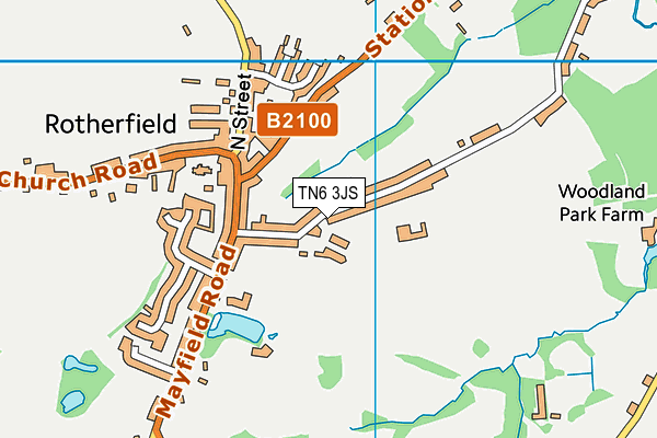 TN6 3JS map - OS VectorMap District (Ordnance Survey) TN6 3JS map - OS VectorMap District (Ordnance Survey)