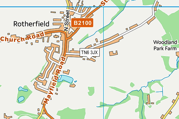 TN6 3JX map - OS VectorMap District (Ordnance Survey) TN6 3JX map - OS VectorMap District (Ordnance Survey)