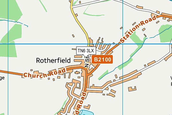 TN6 3LX map - OS VectorMap District (Ordnance Survey) TN6 3LX map - OS VectorMap District (Ordnance Survey)