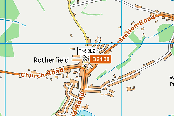 TN6 3LZ map - OS VectorMap District (Ordnance Survey) TN6 3LZ map - OS VectorMap District (Ordnance Survey)